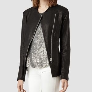 All Saints Arlo Leather Jacket (size US 0)